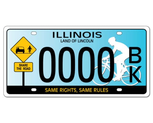 Share the Road License Plate